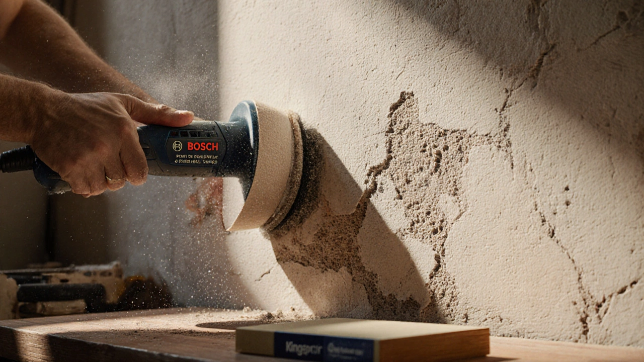 Wandflächen richtig vorbereiten: Schleifen, Spachteln, Entstauben - so wird Ihre Wand perfekt für den Anstrich