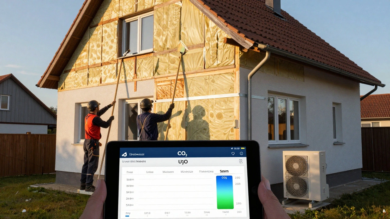 CO₂-Einsparung durch Sanierung berechnen: Die besten Methoden und Tools 2025