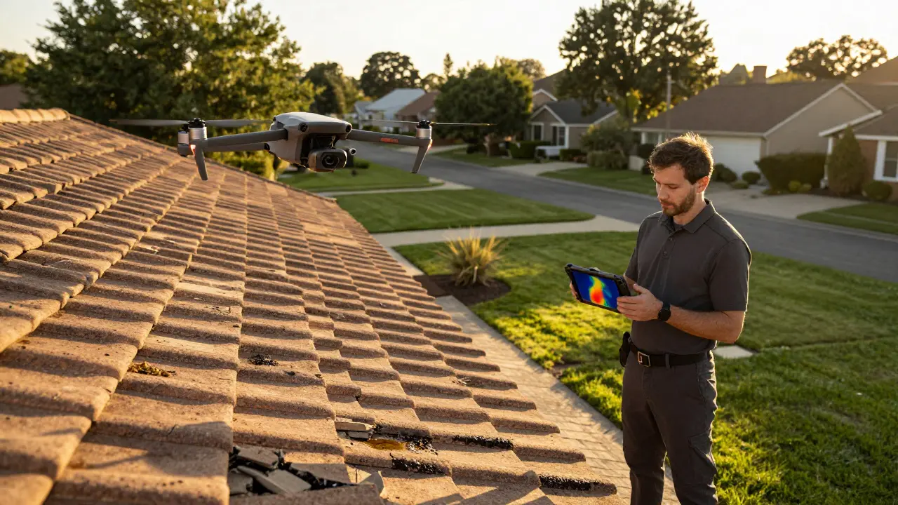Drone-Inspektion bei Dächern: So sichern und dokumentieren Sie Schäden richtig