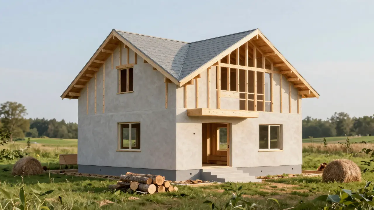 Graue Energie berücksichtigen: So wählen Sie Materialien für ein klimafreundliches Haus