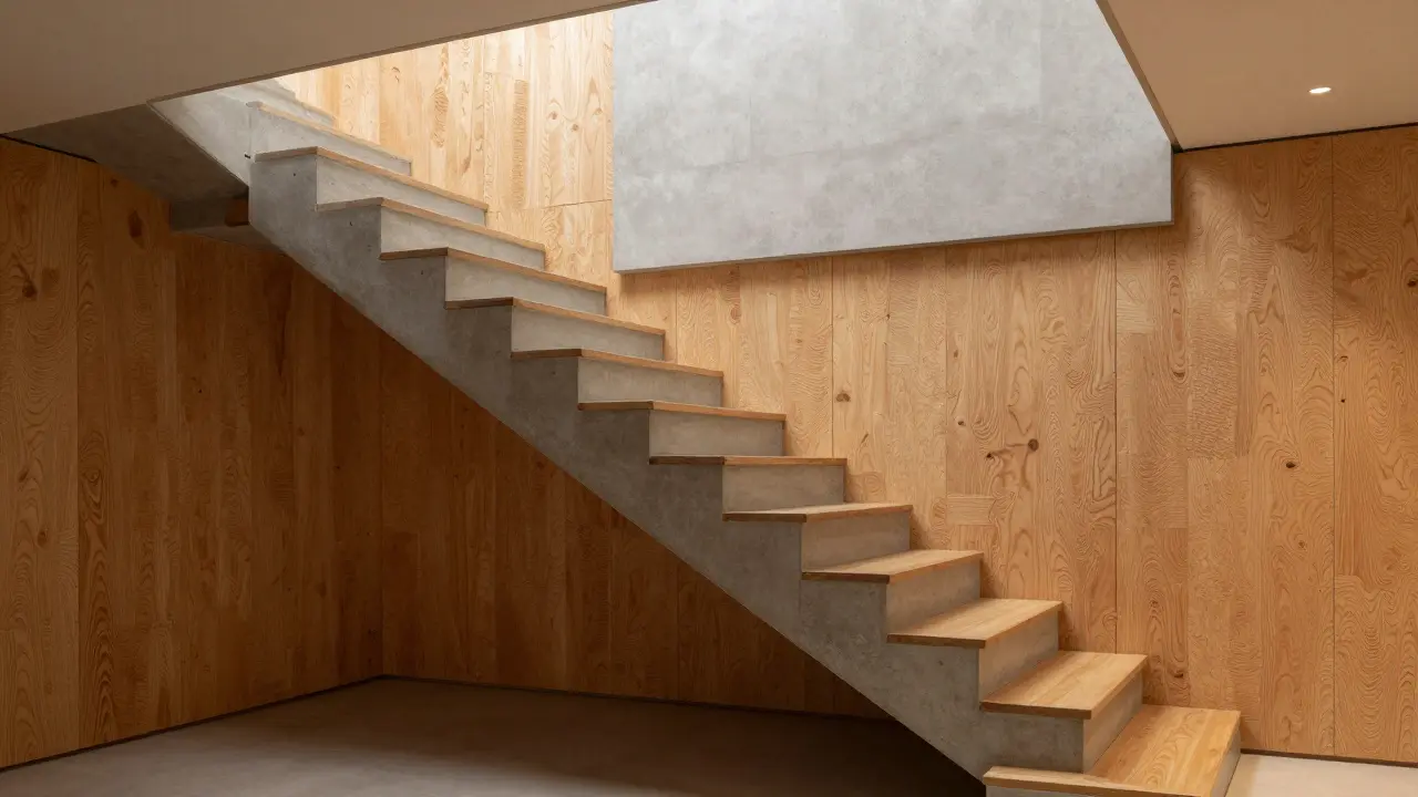 Offene Treppe im Wohnraum: Akustik und Absturzsicherung richtig planen