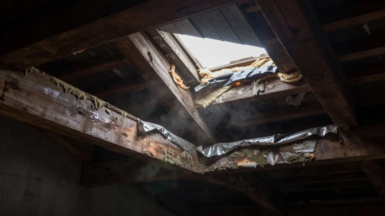 Schimmel im Dachboden: So prüfen Sie Lüftung und Dämmung richtig