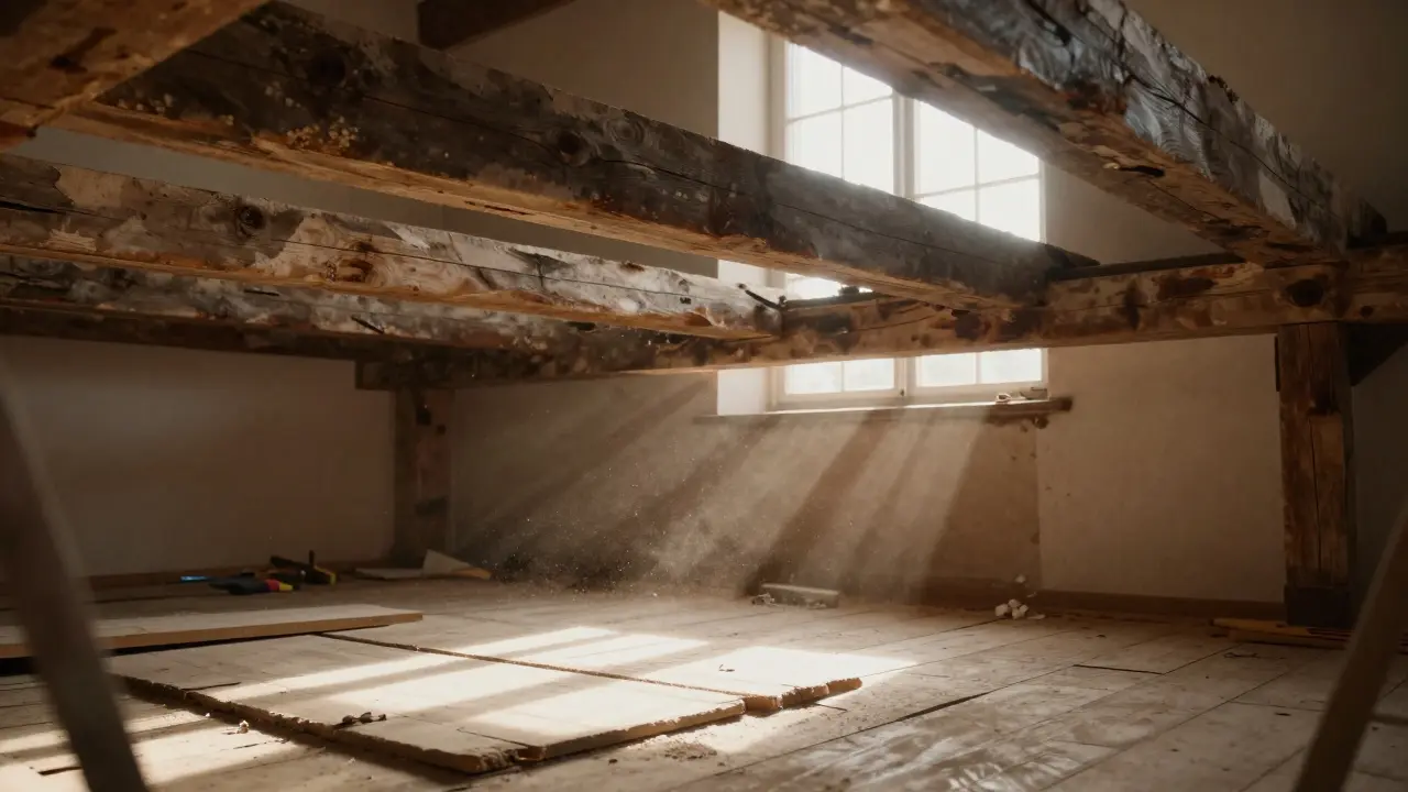 Bodenaufbau mit Dielen im Altbau: Schallschutz und Ebenheit