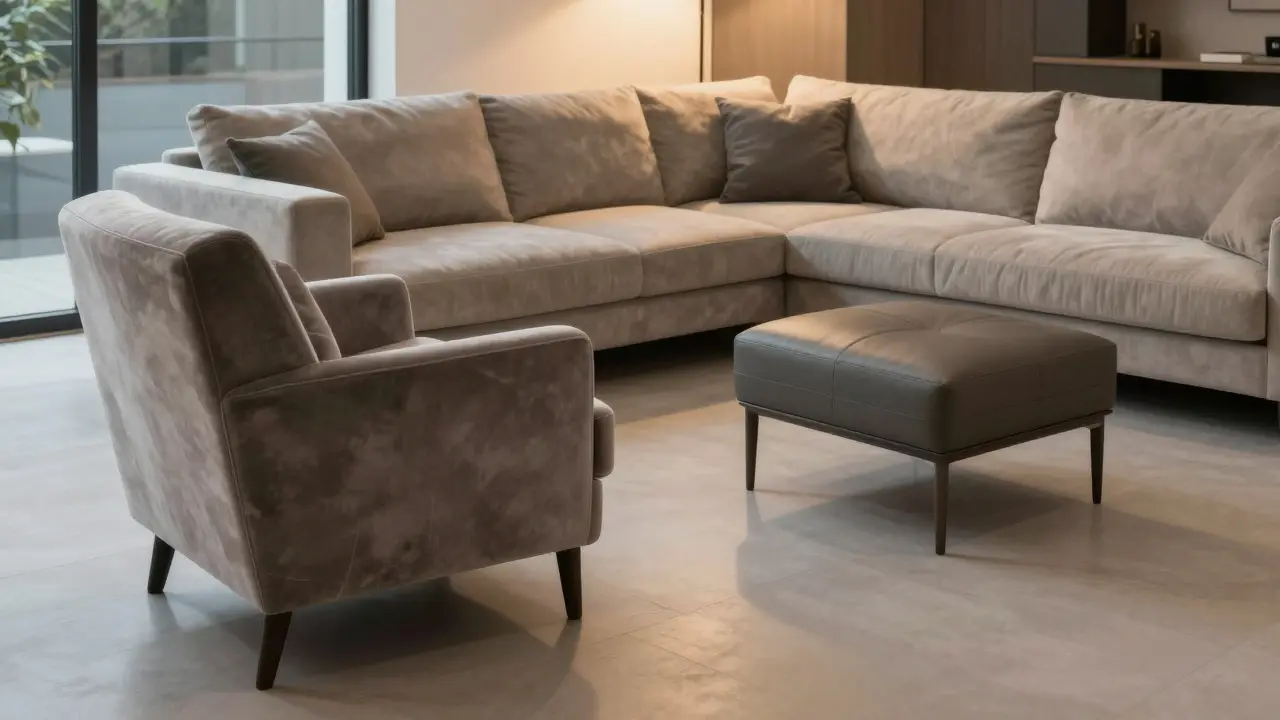 Sessel und Hocker im Wohnzimmer: Zusätzliche Sitzmöglichkeiten richtig positionieren