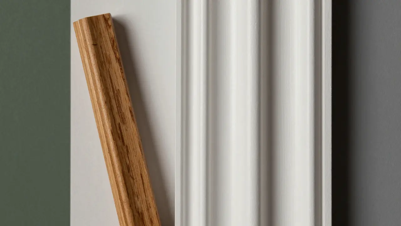 Verschiedene Leistenmaterialien im Detailvergleich gezeigt