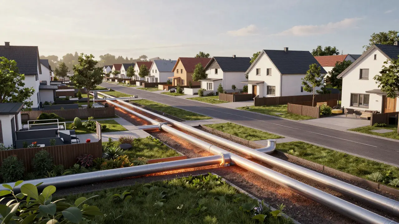 Wärmeverbundnetze in Quartieren: Lohnt sich der Anschluss für Eigentümer?