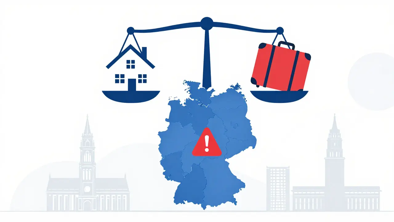 Illustration zur Wohnraumknappheit und Tourismus in München