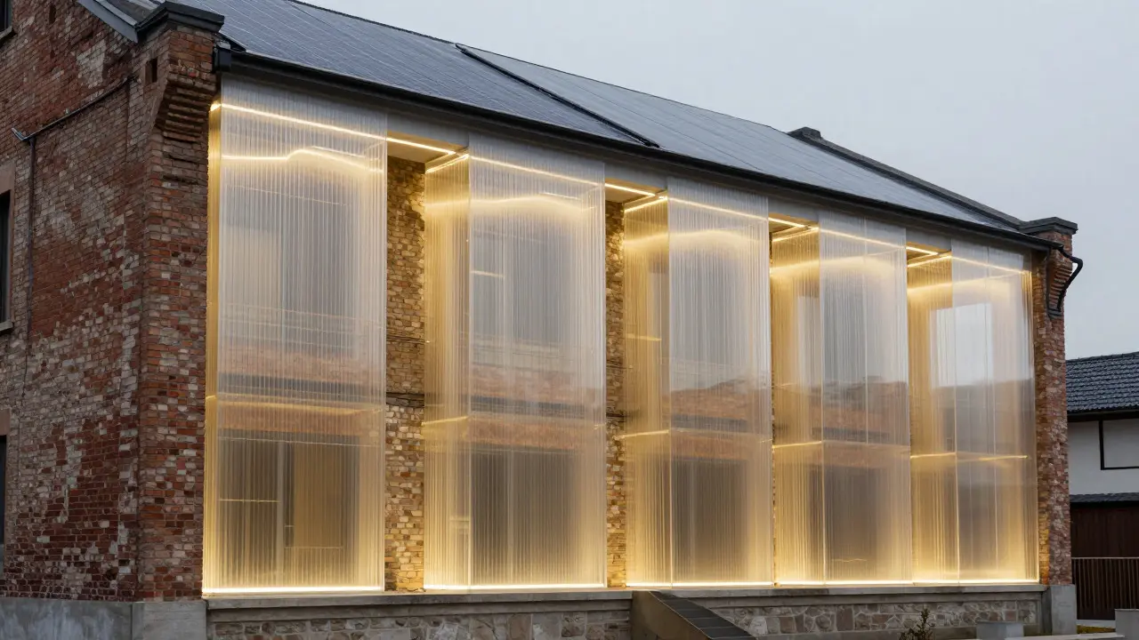 Konzept: Transparente Dämmung an historischer Fassade