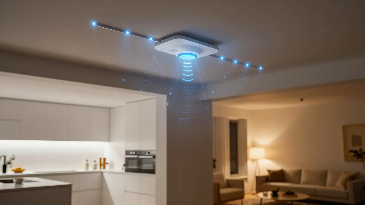 Smart-Home-Beleuchtung mit verschiedenen Lichtstimmungen